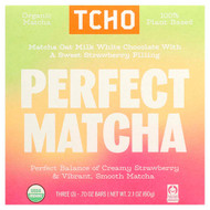 <img alt="TCHO, Perfect Matcha, White Chocolate with Strawberry Filling, 3 Bars, 0.70 oz Each" title="TCHO, Perfect Matcha, White Chocolate with Strawberry Filling, 3 Bars, 0.70 oz Each,812603019002"