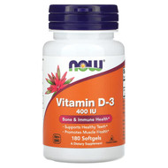 <img alt="Now Foods, Vitamin D-3, 400 IU, 180 Softgels" title="Now Foods, Vitamin D-3, 400 IU, 180 Softgels,733739003645"