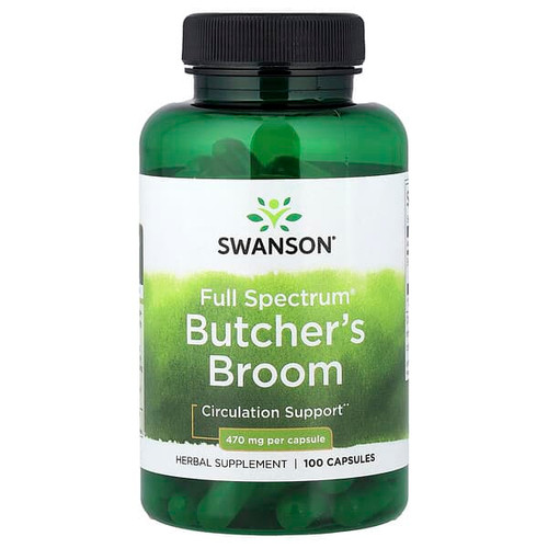 <img alt="Swanson Vitamins, Full Spectrum Butchers Broom, 470 mg, 100 Capsules" title="Swanson Vitamins, Full Spectrum Butchers Broom, 470 mg, 100 Capsules,087614014159"