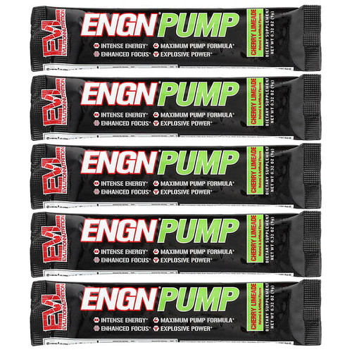<img alt="EVLution Nutrition, ENGN Pump, Cherry Limeade, 5 Packets, 0.32 oz (9 g) Each" title="EVLution Nutrition, ENGN Pump, Cherry Limeade, 5 Packets, 0.32 oz (9 g) Each,810167101027"