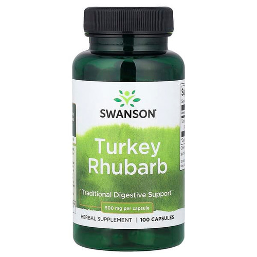 <img alt="Swanson Vitamins, Turkey Rhubarb, 500 mg, 100 Capsules" title="Swanson Vitamins, Turkey Rhubarb, 500 mg, 100 Capsules,087614110400"