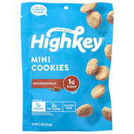<img alt="HighKey, Mini Cookies, Snickerdoodle, 2 oz (56.6 g)" title="HighKey, Mini Cookies, Snickerdoodle, 2 oz (56.6 g),850004801055"