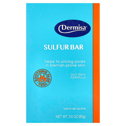 <img alt="Dermisa, Sulfur Bar Soap, For Oily Skin, 3 oz (85 g)" title="Dermisa, Sulfur Bar Soap, For Oily Skin, 3 oz (85 g),766989000133"