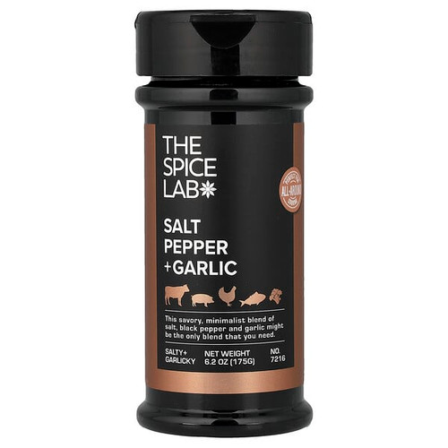 <img alt="The Spice Lab, Salt Pepper + Garlic, 6.2 oz (175 g)" title="The Spice Lab, Salt Pepper + Garlic, 6.2 oz (175 g),846836027817"