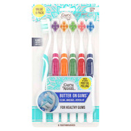 <img alt="GuruNanda, Bristle Toothbrush Multi-Pack, Extra Soft, 6 Toothbrushes" title="GuruNanda, Bristle Toothbrush Multi-Pack, Extra Soft, 6 Toothbrushes,810051082760"