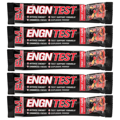 <img alt="EVLution Nutrition, ENGN Test, Fruit Punch, 5 Packets, 0.34 oz (9.5 g) Each" title="EVLution Nutrition, ENGN Test, Fruit Punch, 5 Packets, 0.34 oz (9.5 g) Each,810167101010"