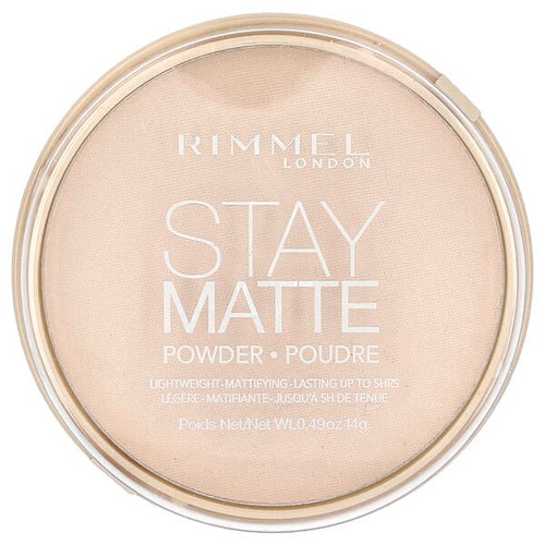 <img alt="Rimmel London, Stay Matte, Lightweight Mattifying Powder, 011 Creamy Natural, 0.49 oz (14 g)" title="Rimmel London, Stay Matte, Lightweight Mattifying Powder, 011 Creamy Natural, 0.49 oz (14 g),3607342389625"