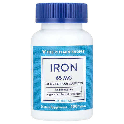 <img alt="The Vitamin Shoppe, Iron, 65 mg, 100 Tablets" title="The Vitamin Shoppe, Iron, 65 mg, 100 Tablets,766536003655"
