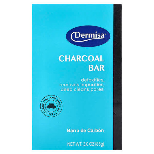 <img alt="Dermisa, Charcoal Bar Soap, 3 oz (85 g)" title="Dermisa, Charcoal Bar Soap, 3 oz (85 g),766989000362"