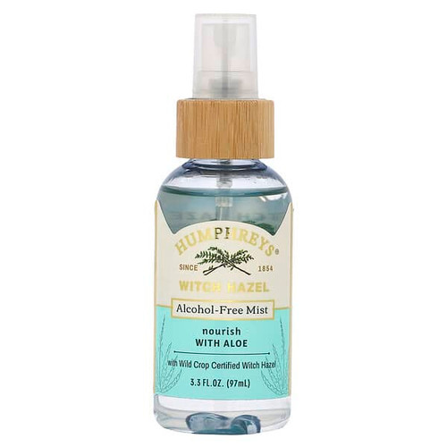 <img alt="Humphreys, Witch Hazel, Alcohol-Free Mist with Aloe, 3.3 fl oz (97 ml)" title="Humphreys, Witch Hazel, Alcohol-Free Mist with Aloe, 3.3 fl oz (97 ml),302190315408"