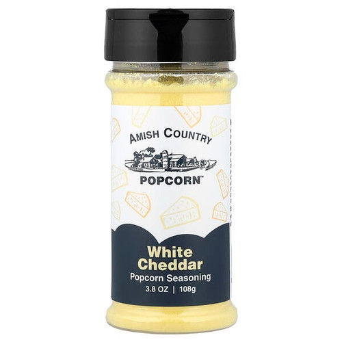<img alt="Amish Country Popcorn, Popcorn Seasoning, White Cheddar, 3.8 oz (108 g)" title="Amish Country Popcorn, Popcorn Seasoning, White Cheddar, 3.8 oz (108 g),046457307606"