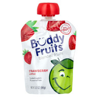 <img alt="3 PACK of Buddy Fruits, Blended Fruits, Strawberry & Apple, 3.2 oz (90 g)" title="3 PACK of Buddy Fruits, Blended Fruits, Strawberry & Apple, 3.2 oz (90 g),854417002184"