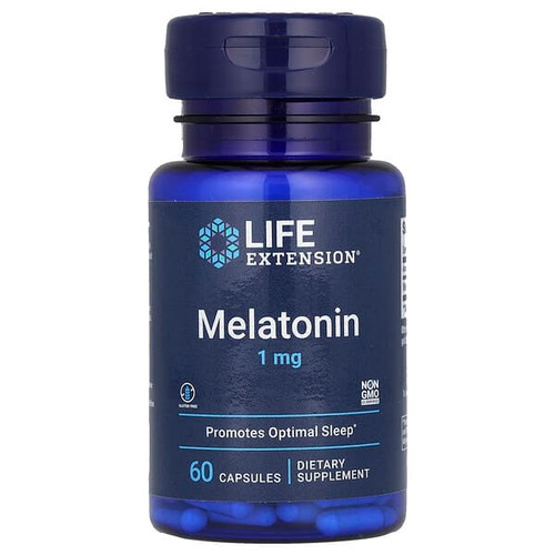 <img alt="Life Extension, Melatonin, 1 mg, 60 Capsules" title="Life Extension, Melatonin, 1 mg, 60 Capsules,737870329060"