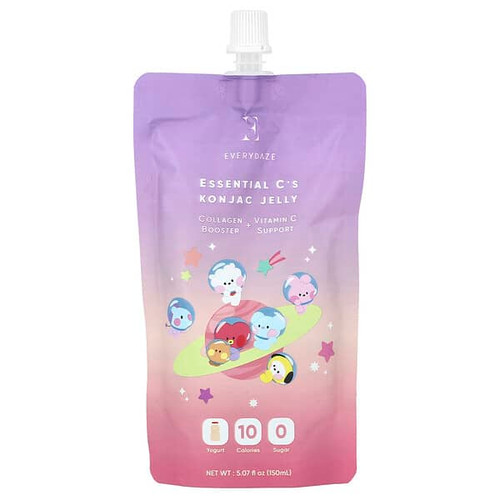 <img alt="Everydaze, Essential Cs Konjac Jelly, Yogurt, 5.07 fl oz (150 ml)" title="Everydaze, Essential Cs Konjac Jelly, Yogurt, 5.07 fl oz (150 ml),8809203079910"