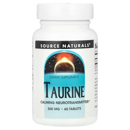 <img alt="Source Naturals, Taurine, 500 mg, 60 Tablets" title="Source Naturals, Taurine, 500 mg, 60 Tablets,021078012801"