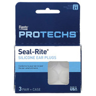 <img alt="Flents, Protechs, Seal-Rite Silicone Ear Plugs, 3 Pair + Case" title="Flents, Protechs, Seal-Rite Silicone Ear Plugs, 3 Pair + Case,023185061031"