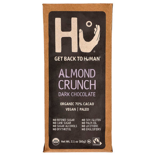 <img alt="Hu, Dark Chocolate, Almond Crunch, 2.1 oz (60 g)" title="Hu, Dark Chocolate, Almond Crunch, 2.1 oz (60 g),850024267336"