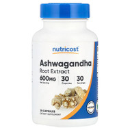 <img alt="Nutricost, Ashwagandha Root Extract, 600 mg, 30 Capsules" title="Nutricost, Ashwagandha Root Extract, 600 mg, 30 Capsules,810139574200"