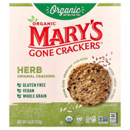 <img alt="Marys Gone Crackers, Organic Herb Original Crackers, 4 oz (113 g)" title="Marys Gone Crackers, Organic Herb Original Crackers, 4 oz (113 g),850064476019"