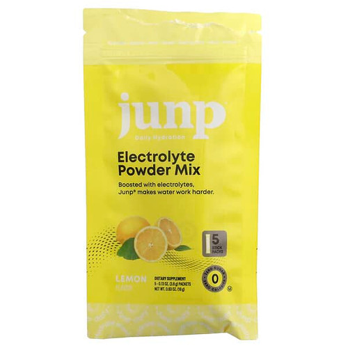 <img alt="3 PACK of JUNP Hydration, Electrolyte Powder Mix, Lemon, 5 Stick Packs, 0.13 oz (3.6 g) Each" title="3 PACK of JUNP Hydration, Electrolyte Powder Mix, Lemon, 5 Stick Packs, 0.13 oz (3.6 g) Each,848998062569"