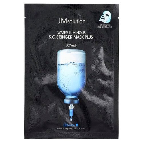 <img alt="3 PACK of JM Solution, Water Luminous S.O.S Ringer Beauty Mask Plus, Black, 1 Sheet, 35 ml" title="3 PACK of JM Solution, Water Luminous S.O.S Ringer Beauty Mask Plus, Black, 1 Sheet, 35 ml,8809794737916"