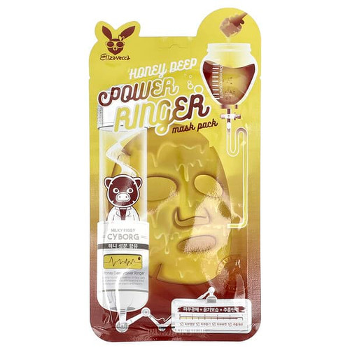 <img alt="3 PACK of Elizavecca, Honey Deep Power Ringer Beauty Mask Pack, 1 Sheet, 0.78 fl oz (23 ml)" title="3 PACK of Elizavecca, Honey Deep Power Ringer Beauty Mask Pack, 1 Sheet, 0.78 fl oz (23 ml),8809464015719"