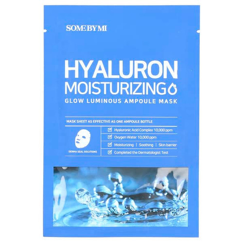 <img alt="3 PACK of SOME BY MI, Hyaluron Moisturizing, Glow Luminous Ampoule Beauty Mask , 1 Sheet Mask, 0.88 oz (25 g)" title="3 PACK of SOME BY MI, Hyaluron Moisturizing, Glow Luminous Ampoule Beauty Mask , 1 Sheet Mask, 0.88 oz (25 g),8809647390046"