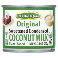 <img alt="Lets Do Organic, Lets Do Organic, Sweetened Condensed Coconut Milk, Original , 7.4 oz (210 g)" title="Lets Do Organic, Lets Do Organic, Sweetened Condensed Coconut Milk, Original , 7.4 oz (210 g),043182002059"