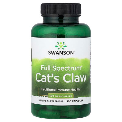 <img alt="Swanson Vitamins, Full Spectrum Cats Claw, 500 mg, 100 Capsules" title="Swanson Vitamins, Full Spectrum Cats Claw, 500 mg, 100 Capsules,087614015149"