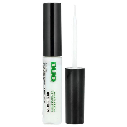 <img alt="DUO, Brush On Adhesive, White-Clear, 0.18 oz (5 g)" title="DUO, Brush On Adhesive, White-Clear, 0.18 oz (5 g),073930568162"