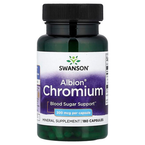 <img alt="Swanson Vitamins, Albion Chromium, 200 mcg, 180 Capsules" title="Swanson Vitamins, Albion Chromium, 200 mcg, 180 Capsules,087614020785"