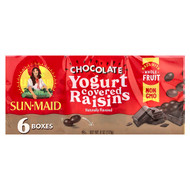<img alt="Sun-Maid, Yogurt Covered Raisins, Chocolate, 6 Boxes, 1 oz (28 g) Each" title="Sun-Maid, Yogurt Covered Raisins, Chocolate, 6 Boxes, 1 oz (28 g) Each,041143090800"