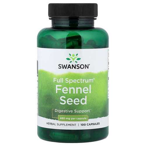 <img alt="Swanson Vitamins, Full Spectrum Fennel Seed, 480 mg, 100 Capsules" title="Swanson Vitamins, Full Spectrum Fennel Seed, 480 mg, 100 Capsules,087614019765"