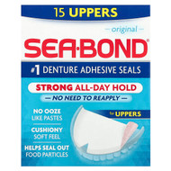 <img alt="SeaBond, Denture Adhesive Seals, Original, 15 Uppers" title="SeaBond, Denture Adhesive Seals, Original, 15 Uppers,011509001627"