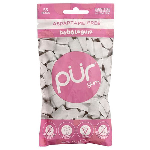 <img alt="The PUR Company, Sugar Free Chewing Gum, Bubblegum, 55 Pieces, 2.72 oz (77 g)" title="The PUR Company, Sugar Free Chewing Gum, Bubblegum, 55 Pieces, 2.72 oz (77 g),830028001501"