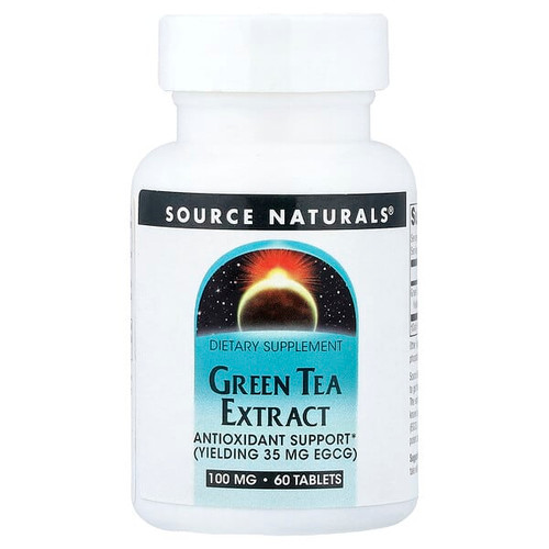 <img alt="Source Naturals, Green Tea Extract, 60 Tablets (100 mg per Tablet)" title="Source Naturals, Green Tea Extract, 60 Tablets (100 mg per Tablet),021078008828"