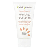 <img alt="Mild By Nature, Nourishing Body Lotion, Coconut Bergamot, 2.5 fl oz (74 ml)" title="Mild By Nature, Nourishing Body Lotion, Coconut Bergamot, 2.5 fl oz (74 ml),898220021567"