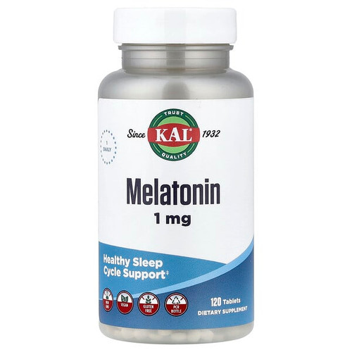 <img alt="KAL, Melatonin, 1 mg, 120 Tablets" title="KAL, Melatonin, 1 mg, 120 Tablets,021245522607"