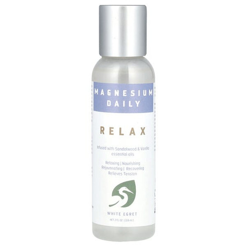 <img alt="White Egret, Magnesium Daily, Relax, 2 fl oz (59 ml)" title="White Egret, Magnesium Daily, Relax, 2 fl oz (59 ml),817885021934"