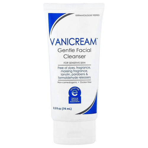 <img alt="Vanicream, Gentle Facial Cleanser, For Sensitive Skin, Fragrance Free, 2.5 fl oz (74 ml)" title="Vanicream, Gentle Facial Cleanser, For Sensitive Skin, Fragrance Free, 2.5 fl oz (74 ml),345334322023"