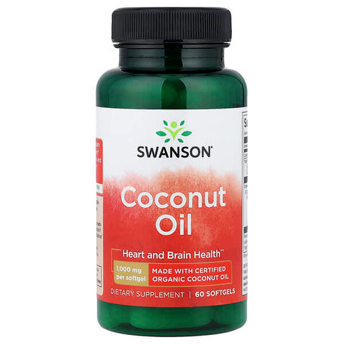 <img alt="Swanson Vitamins, Coconut Oil, 1,000 mg, 60 Softgels" title="Swanson Vitamins, Coconut Oil, 1,000 mg, 60 Softgels,087614170459"