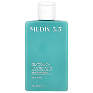 <img alt="Medix 5.5, Body Wash, Skin Perfecting, Glycolic + Lactic Acid , 3 fl oz (89 ml)" title="Medix 5.5, Body Wash, Skin Perfecting, Glycolic + Lactic Acid , 3 fl oz (89 ml),810141911024"