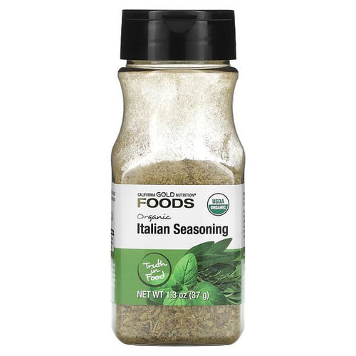 <img alt="California Gold Nutrition, Foods, Organic Italian Seasoning, 1.3 oz (37 g)" title="California Gold Nutrition, Foods, Organic Italian Seasoning, 1.3 oz (37 g),898220021727"