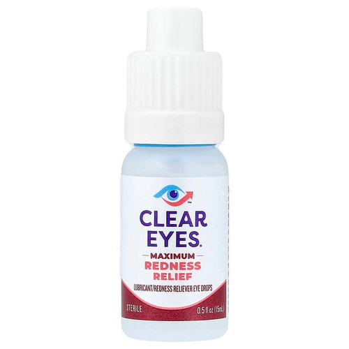 <img alt="Clear Eyes, Maximum Redness Relief, Lubricant-Redness Reliever Eye Drops, 0.5 fl oz (15 ml)" title="Clear Eyes, Maximum Redness Relief, Lubricant-Redness Reliever Eye Drops, 0.5 fl oz (15 ml),678112665778"