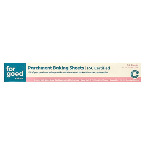 <img alt="Full Circle, Parchment Baking Sheets, 24 Sheets" title="Full Circle, Parchment Baking Sheets, 24 Sheets,810119027290"
