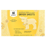 <img alt="Grab Green, Newborn Baby Dryer Sheets, 0-4 Months, 40 Compostable Sheets" title="Grab Green, Newborn Baby Dryer Sheets, 0-4 Months, 40 Compostable Sheets,856753007465"