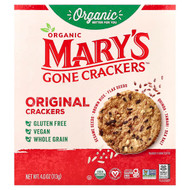 <img alt="Marys Gone Crackers, Organic Original Crackers, 4 oz (113 g)" title="Marys Gone Crackers, Organic Original Crackers, 4 oz (113 g),850064476002"