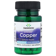 <img alt="Swanson Vitamins, Albion Copper, 2 mg, 60 Capsules" title="Swanson Vitamins, Albion Copper, 2 mg, 60 Capsules,087614024684"