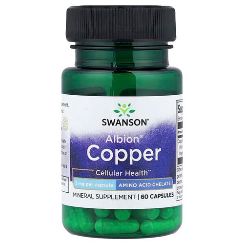 <img alt="Swanson Vitamins, Albion Copper, 2 mg, 60 Capsules" title="Swanson Vitamins, Albion Copper, 2 mg, 60 Capsules,087614024684"