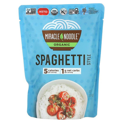 <img alt="Miracle Noodle, Organic Spaghetti Style, 7 oz (200 g)" title="Miracle Noodle, Organic Spaghetti Style, 7 oz (200 g),854126008149"